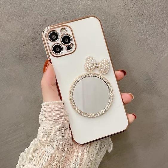 Bow mirror Phone Case Compatible for iPhone