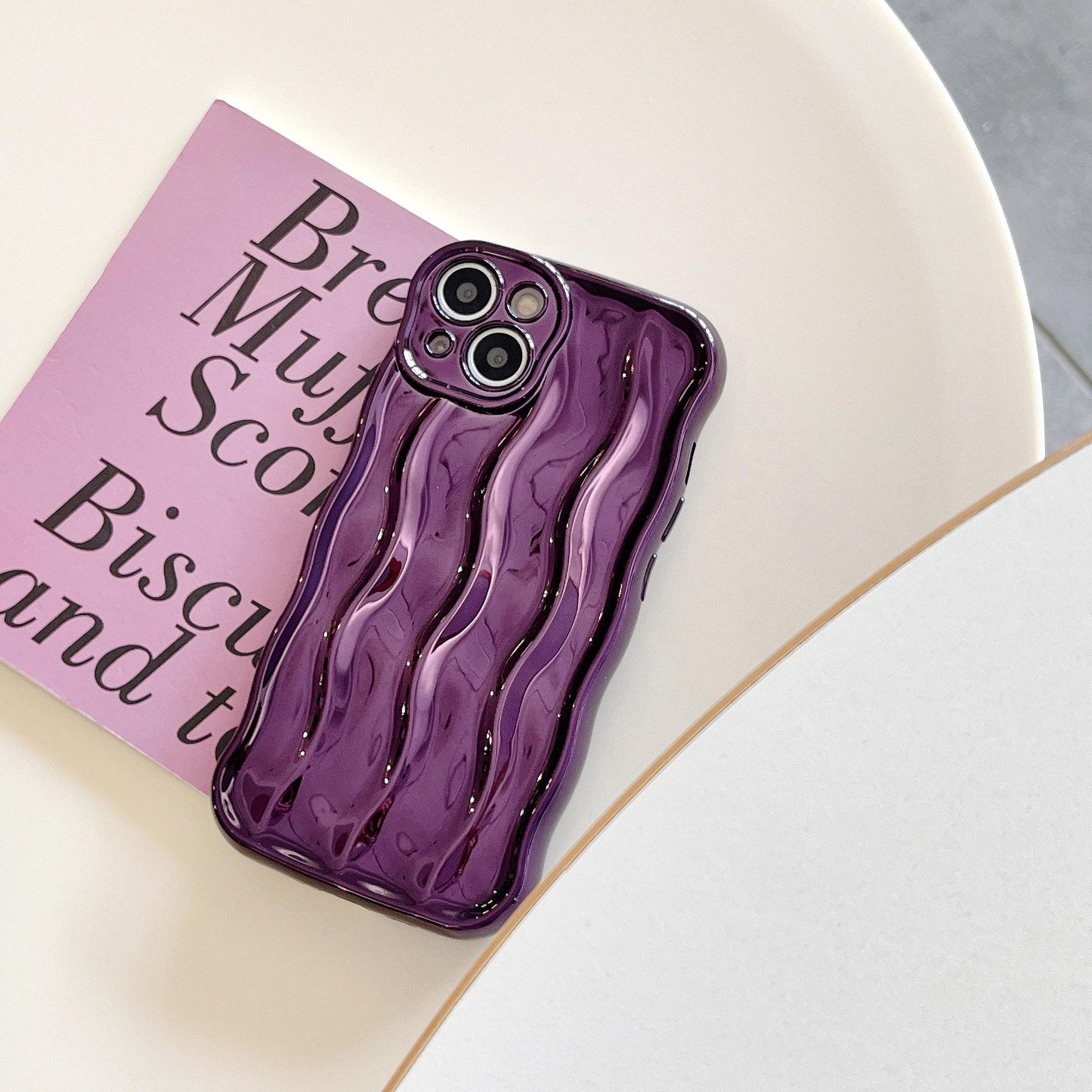 Colorful Water Ripple Phone Case Compatible for iPhone