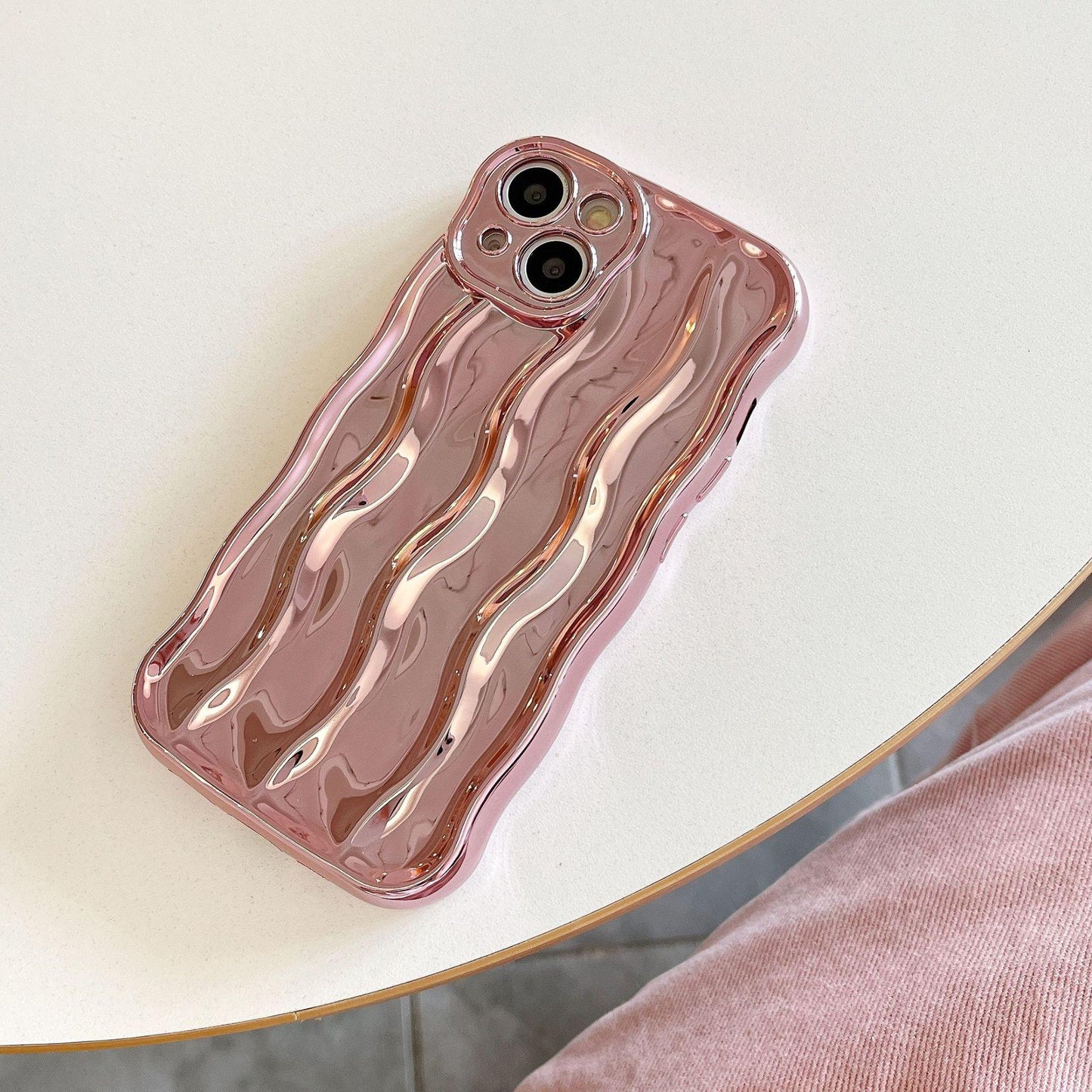 Colorful Water Ripple Phone Case Compatible for iPhone