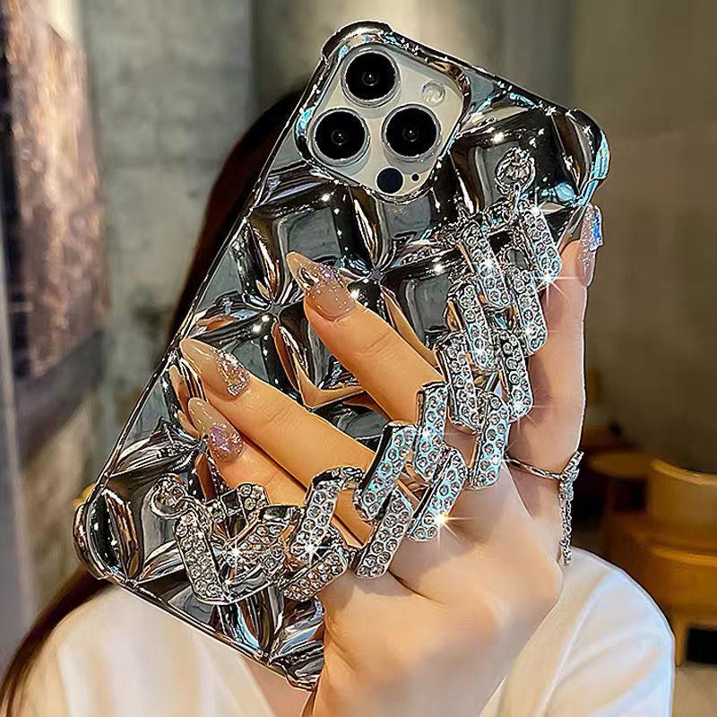 Luxury Diamond Bracelet Phone Case Compatible for iPhone