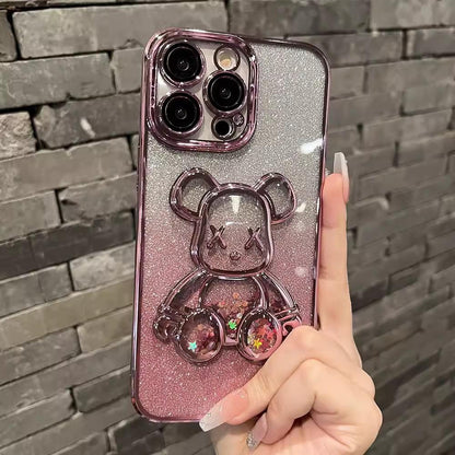 Little Bear Flash Pink Phone Case Compatible for iPhone