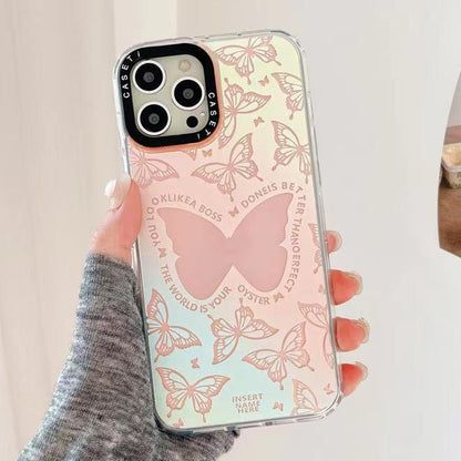 Sparkling Pink Rhinestone Bow Phone Case Compatible for iPhone