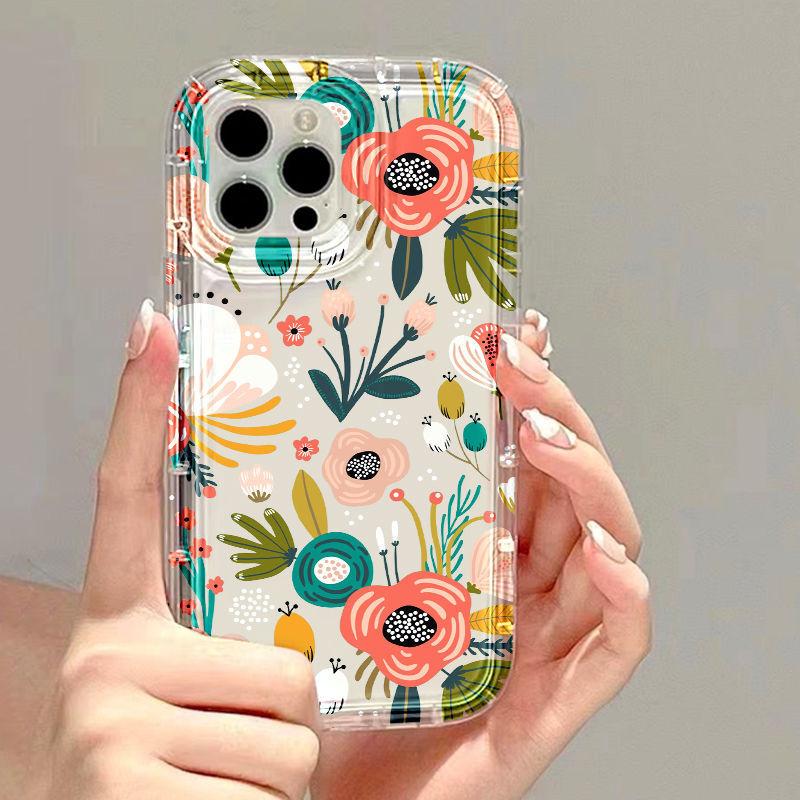 New Beautiful Flower Phone Case Compatible for iPhone