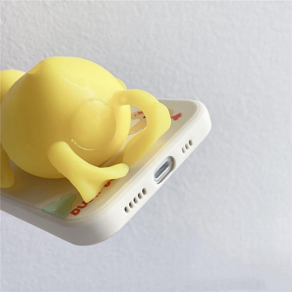 Decompression Duck Phone Case Compatible for iPhone