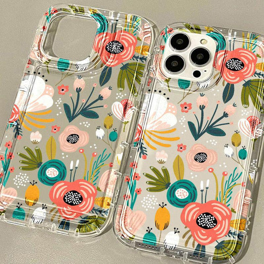 New Beautiful Flower Phone Case Compatible for iPhone