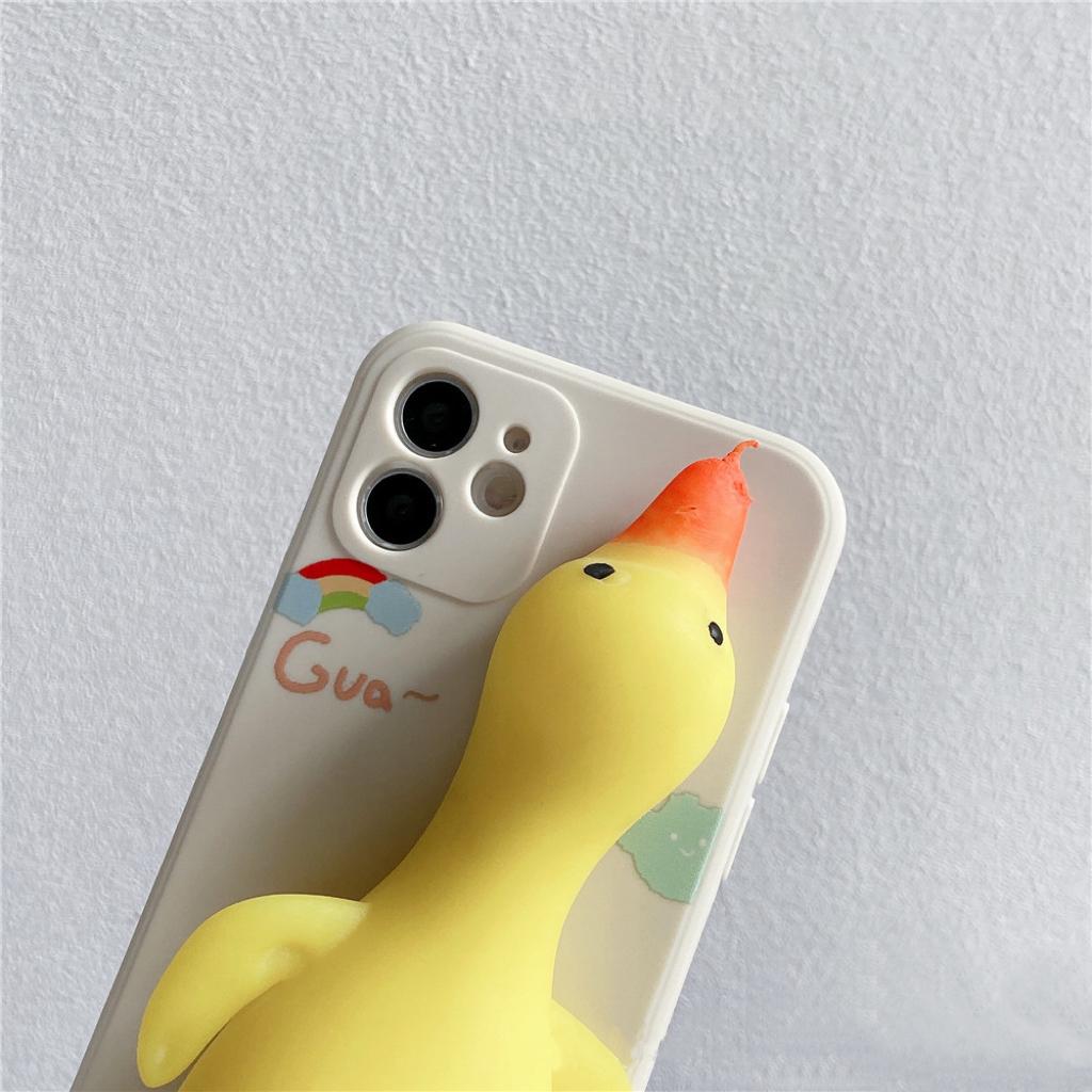 Decompression Duck Phone Case Compatible for iPhone